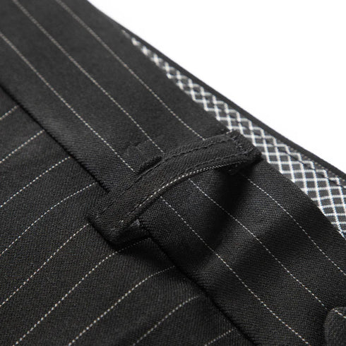 Business Casual Suit Three-Piece Set with Vest and Trousers in Fashionable British Style