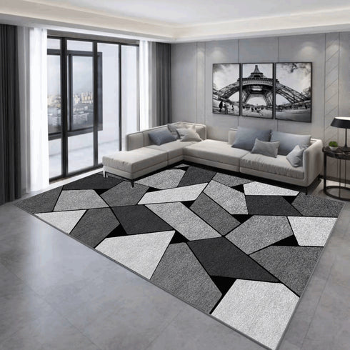 Nordic Geometric Area Rug for Living Room Modern Luxury Decor
