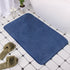 Cobblestone Embossed Non-Slip Bath Mat Memory Foam Carpet for Bathroom Shower Room Doormat