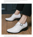 Leather Shoes for Men Cuban Style Heightening Wedding and Business Casual Footwear