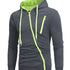 Men's Casual Sports Hooded Jackets - Stylish Daily Outwear with Zipper and Pockets for All Seasons