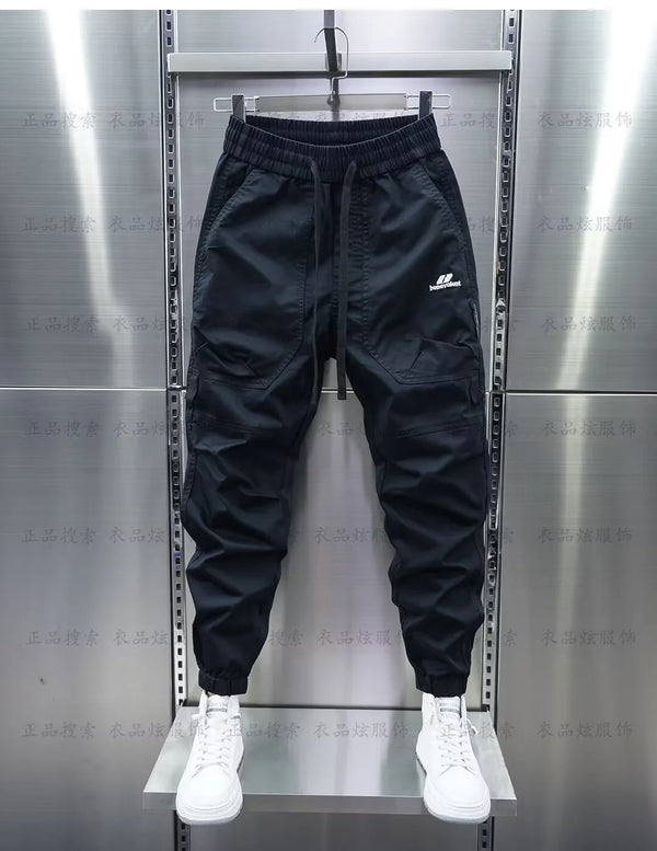 Multi-Pocket Cargo Pants Casual Harem Trousers for Men