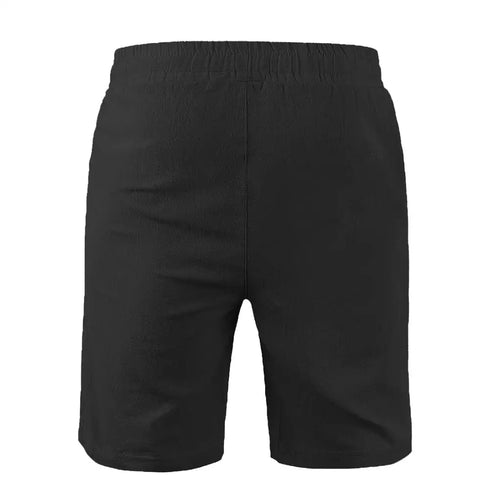 Men's Cotton Linen Shorts Pants Summer Breathable Trousers Fitness Streetwear