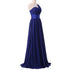 Bridesmaid Dress A Line Chiffon One Shoulder Pleated Back Lace Up Floor Length Wedding Dress