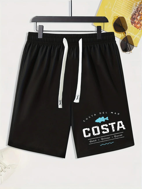 Men's Summer Sports Fitness Shorts for Basketball and Running