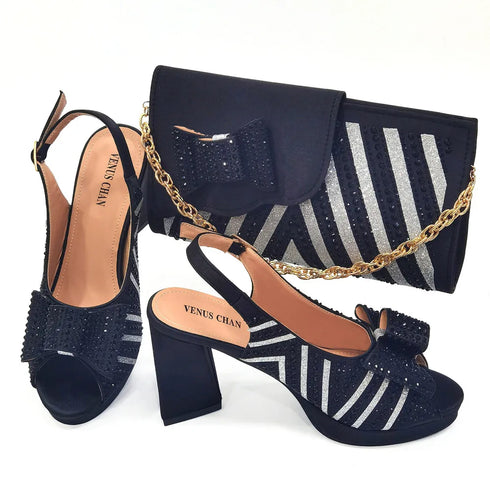 Doershow Charming Shoes And Bag Matching Set For Women