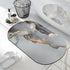 Luxury Nordic Diatomite Bath Mat Anti Slip Super Absorbent Quick Dry Floor Mat