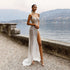 Elegant Mermaid Wedding Dresses Sexy Sweetheart High Split Gown