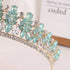 Baroque Crystal Bridal Tiara Headband - Elegant Rhinestone Hair Jewelry for Women
