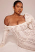 Mozision Lace Off-shoulder Sexy Maxi Dress Elegant Evening Dress