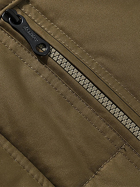 Men's Hooded Cotton-Padded Jacket with Raccoon Collar and Fleece Lining for Ultimate Winter Comfort - Casual Plus Size Outerwear for Daily Wear