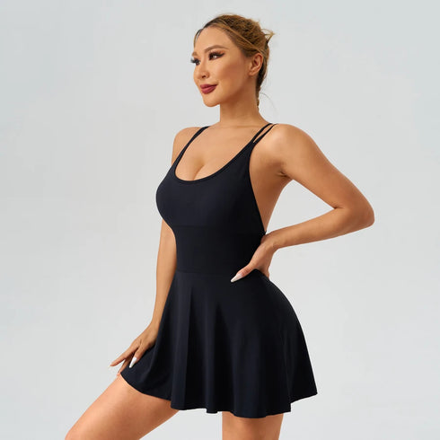 Summer Tennis Wear Women's Sports Dresses Gym Jumpsuits Shorts Leggings Tracksuits Yoga Clothes