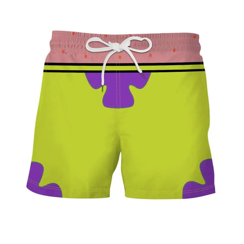 Men's Swimwear Shorts Anime 3D Surfing Board Shorts Trunks
