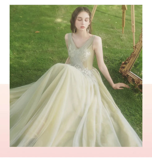Strapless Applique Tulle Bridesmaid Dress With Floral Embellishments Evening Gown