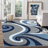 Modern Geometric Area Rug for Living Room Bedroom Decor Anti Slip Floor Mat