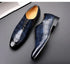 Comfortable Breathable Business Men's Loafers - Classic Low-Cut PU Leather Oxfords with Square Toe for Casual and Formal Occasions