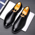 Stylish Men's Oxford Dress Shoes for Business, Weddings, and Office Wear - Elegant Genuine Leather Slip-On Loafers for Casual Occasions