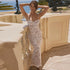 Suninheart Winter Women's Evening Dress Elegant Lace Up Maxi Dress for Special Occasions