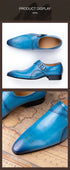 Elegant Handmade Leather Monk Loafer Shoes for Men - Breathable Formal Dress Footwear with Pointed Toe Design, Ideal for Daily Wear and Special Occasions