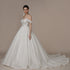 BEPEITHY Customized Luxury Strapless A Line Glitter Wedding Dresses