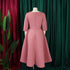 Elegant Women Party Dresses A Line with Waist Belt for Classy Office and Wedding Guests