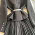 Hepburn Elegant Long Tweed Dresses Women Autumn Party Luxury Robe