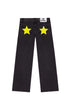 Baggy Jeans For Women With Stars Print Hip Hop Streetwear Style Loose Fit Denim Jeans