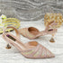 Venus Chan Shoes and Bag Set for Women's Party Heels