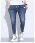 Korean Street Luxury Work Pants Men's Jogger Jeans Denim Wear