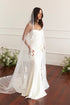 Kyoto White Strapless Mermaid Wedding Dress Pleated Formal