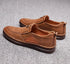 Man Retro Penny Handmade Loafer Casual Shoes Genuine Cow Leather Comfortable Slip-On Design