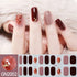 Waterproof Long Lasting Gel Nail Art Stickers for Stunning Full Cover Manicures - 9 Piece Set of Baking-Free Solid Color Decals