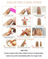 24-Piece Medium Long Press-On Acrylic Nails with French Tip Design - Fun Clown Removable Fake Nails for Parties, Adhesive Wear for Trendy Nail Art