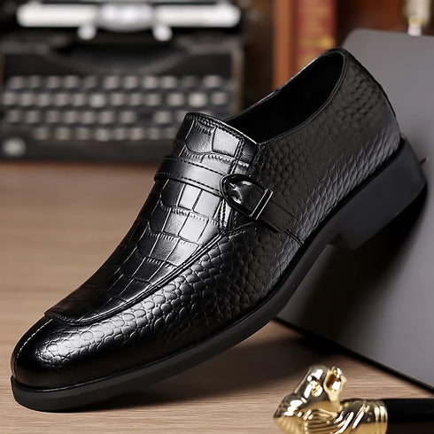Lightweight Comfortable Urban Business Leather Shoes Casual Footwear for Men