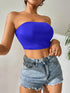Plus-size seamless ice silk top breast women spring summer thin breathable sexy gathering strapless womens underwear