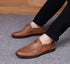 Man Retro Penny Handmade Loafer Casual Shoes Genuine Cow Leather Comfortable Slip-On Design