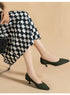 Stylish Women's Pointed Toe Slip-On Flat Pumps for Casual Spring and Autumn Wear