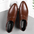 Men PU Leather Formal Dress Shoes for Office Work and Parties