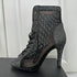 Sexy High Heels Hollow Mesh Sandals for Summer Fashion Comfort Peep Toe Stilettos Jazz Dance Female Shoes Plus Size