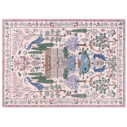 Modern Abstract Living Room Carpet Luxury Large Bedroom Decorative Rug Soft Non-Slip Sofa Floor Mat