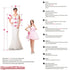 Mermaid Wedding Dress Lace Embroidery Strapless Neckline With Long Sleeves Elegant Bride