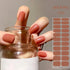 Waterproof Long Lasting Gel Nail Art Stickers for Stunning Full Cover Manicures - 9 Piece Set of Baking-Free Solid Color Decals