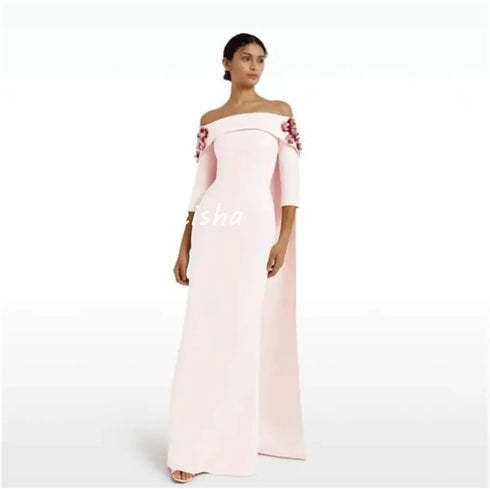 Customized Exquisite Jersey A-line Midi Dresses for Prom