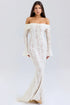 Mozision Lace Off-shoulder Sexy Maxi Dress Elegant Evening Dress