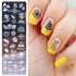 Retro Floral and Butterfly Nail Art Stamping Plate with Snowflake and Animal Designs - Creative Nail Templates for Stunning Manicures