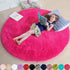 Plush Round Rug Mat for Living Room and Bedroom Home Decor