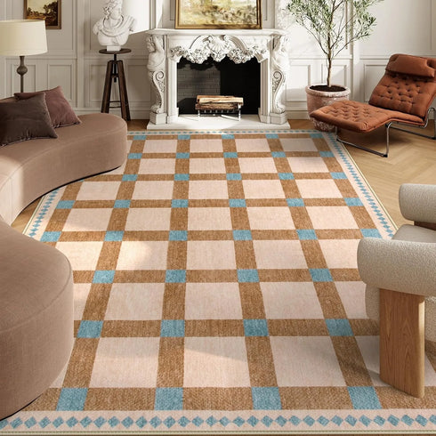 Modern Abstract Living Room Carpet Luxury Large Bedroom Decorative Rug Soft Non-Slip Sofa Floor Mat
