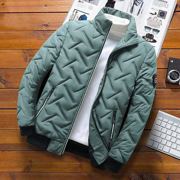 Customized Men's Casual Jacket for Autumn and Winter - Stylish Polyester Outerwear Coat MWT519519