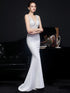 Sexy Elegant Luxury Wedding Evening Long Dresses for Women Rhinestone Prom Party Dresses Summer Dress