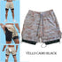 Men's Gym Shorts Camo 2 in 1 Performance Fitness Shorts Summer